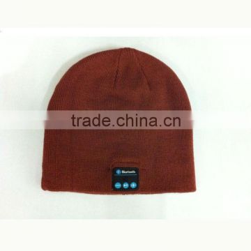 2016 new product bone conduction bluetooth hat winter hat for laptop computer