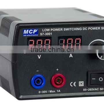 MCP S7-3001 SWITCHING ADJUSTABLE POWER SUPPLY 0-30V 1A