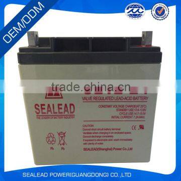 2016 SEALEAD VRLA 12v 24AH battery for backup power