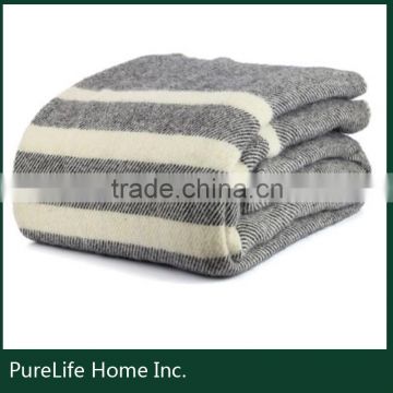 SZPLH low MOQ woven double faced bed throw
