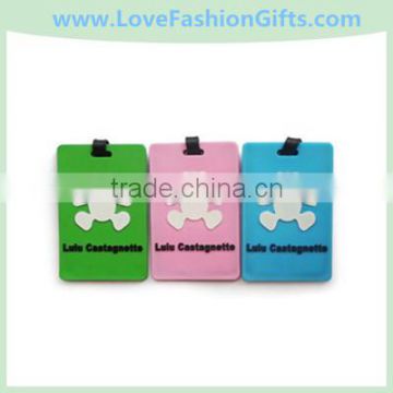 Rectangle Baggage Card Bear Luggage Tag