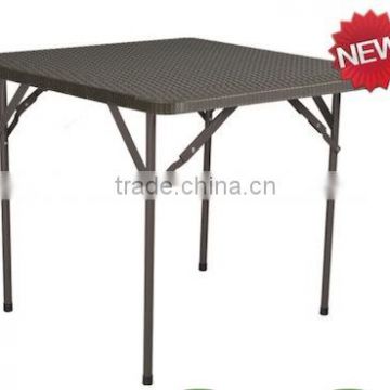 80cm plastic folding square table for outdoor activities use at factory price