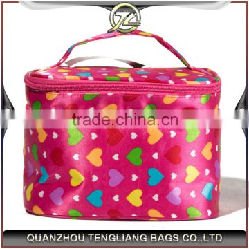 travel cosmetic bag with compartments