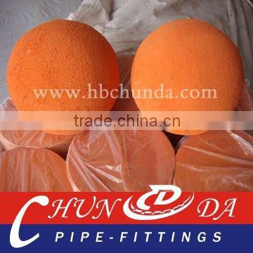 DN125(5'') Natural Sponge Concrete pump cleaning ball for Samsong