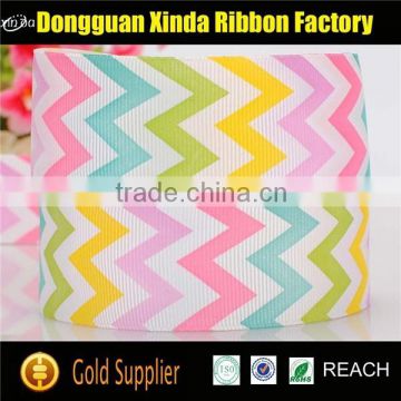 Fashionable Customized Printed Chevron Ribbon