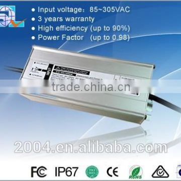 input 85-265v world selling with PF 0.98 constant current led driver for indoor use