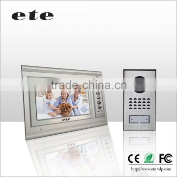 Single house/ apartment / villa video/ audio intercom system CE/ ROHS hand free videos door phone smart video doorbell
