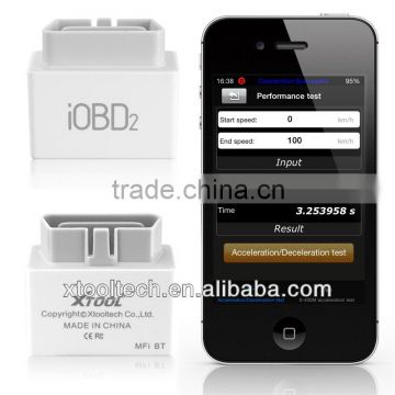 Xtool iOBD2 MFi BT bluetooth iPhone&Android supported auto diagnostic tool for all cars