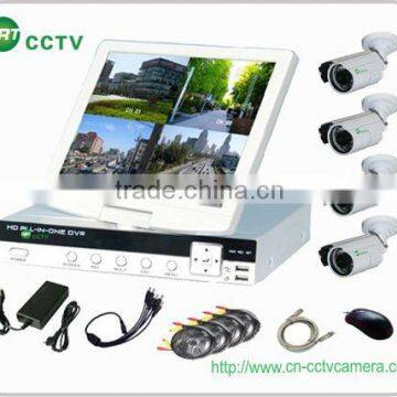 4ch real time cctv dvr kit with 550TVL ir outdoor camera (GRT-D6004MHK1-3SG)