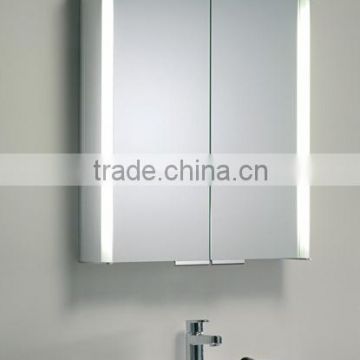 Lighted Modern Wooden Stainess Steel Aluminum Cabinet Mirror