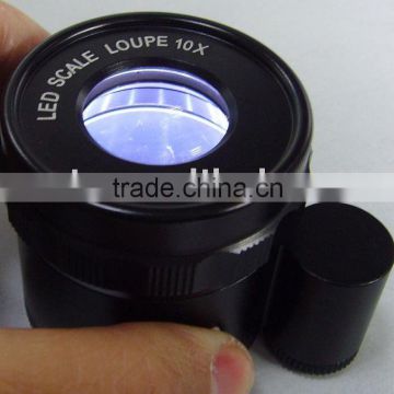 scale loupe with LED 10x