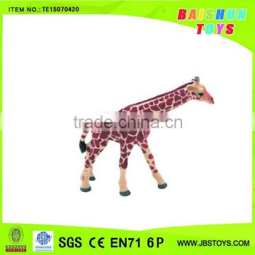 wild animal,toys animal. pvc giraffe-TE15070420