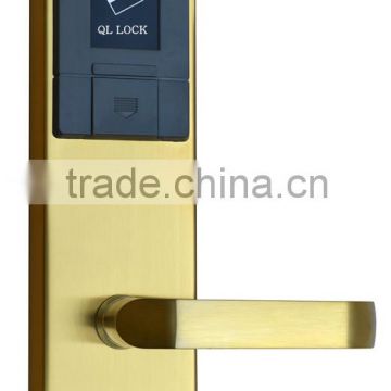QL-T6 RFID card lock,Smart High quality hotel lock with free best system