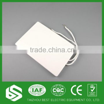 White flat far infrared ceramic thermoforming heater