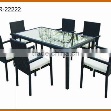 Traditional Dining Table Chair Rattan