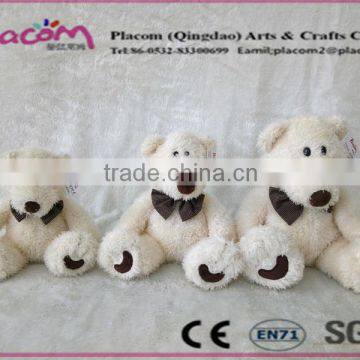 2016 Creative Cute High quality Customize toys and Kid gifts Plush cheap toys Bear bow