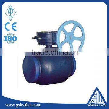 high quality manual full welded floating ball valve