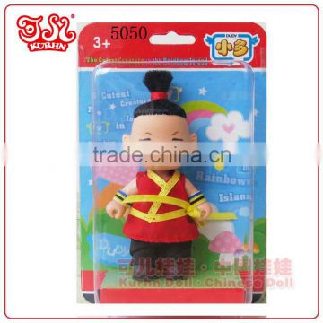 Chinese 3.5'' mini eco toy doll keychain product
