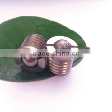 Stainless steel flanged ball plunger