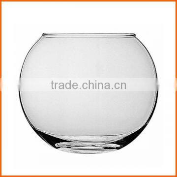 Hot selling clear big vases glass manufacture