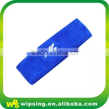 Logo embroidery sport elastic headbands for men