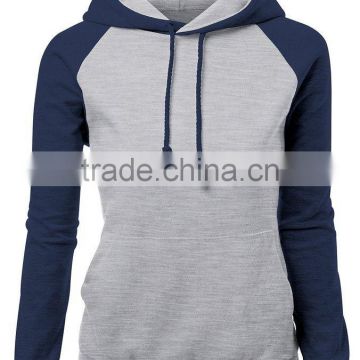 OEM service China supreme quality blank pullover hoodie for women girl sweater