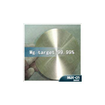 The high dense high uniformity Magnesium target(MAT-CN)