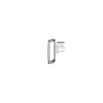 Solid stainless steel pull handle