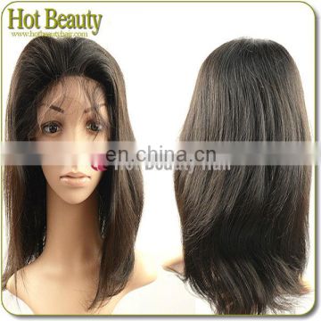 Ample supply and prompt delivery afro wave 10 inch human hair full lace wig