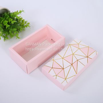 Paper cardboard folding gift packaging box