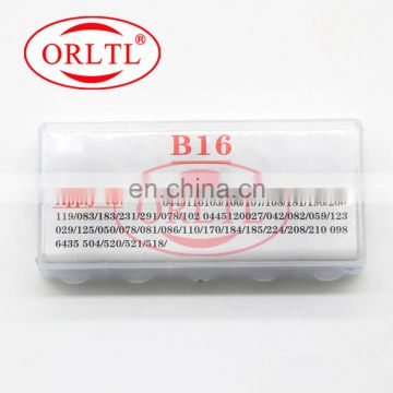 ORLTL B16 Common Rail Injector Adjusting Washers Shims Gasket Repair Kits Size 1.08mm-1.17mm 50 Pieces / Box
