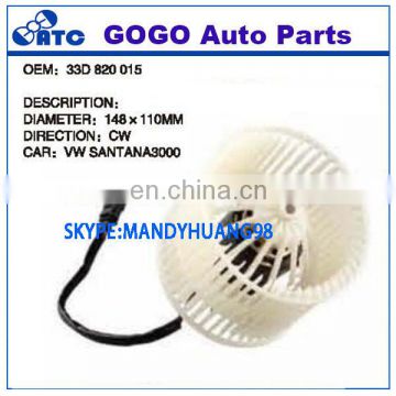 High Quality Car Air Conditioner Heater Blower Motor for 33D 820 015 VW SANTANA 3000