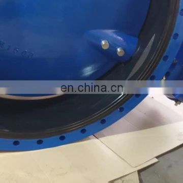 DN1500 PN16 Cast Iron Double Flange Wafer Butterfly Valve