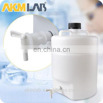 AKMLAB Laboratory Plastic Graduated 5L 10L 25L Aspirator Bottle With Tap