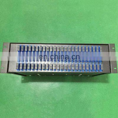 optic fiber patch cord panel 4u 96 port fiber optic patch panel