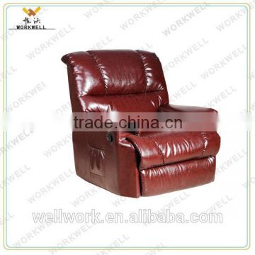 WorkWell best selling luxury leather recliner functional chair Kw-Fu52