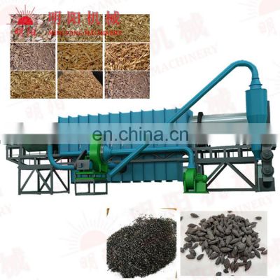 Rotary Continuous Non-Smoke Advanced Coconut Shell Biochar Wood Sawdust Charcoal Carbonization Making Machine Furnace Price