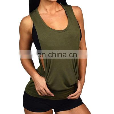 Workout Tank Top For Women Cotton Spandex Jersey Custom Tanks Wholesale Gym Fitness Wear