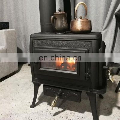 Indoor Decor Flame Decorative Mirror Bio Pellet Wood Burning Inserts Villa Heating Fireplace