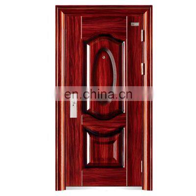 Factory Price steel security main door design china steel home front door exterior steel door for residential