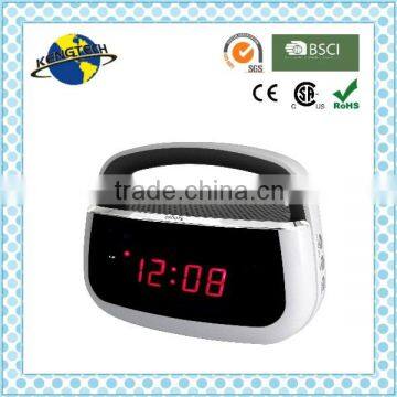 Best Sale Small Red LED Display Portable Clock Radio