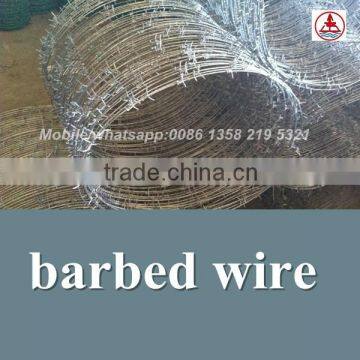 china anping factory galvanized barbed wire roll price fence