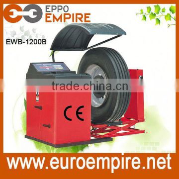 100% made in EWB-1200B heavy truck wheel balancer for car and truck tire balancing with CE certificate