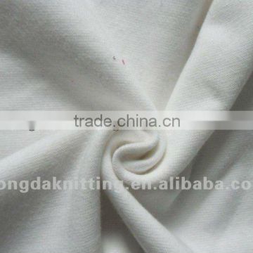 32s 180gsm 1x1 rib 100% carded cotton fabric