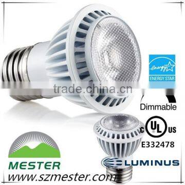 energy star ul dimmable 7w COB LED PAR 16