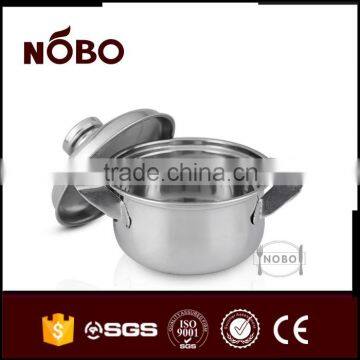 steel lid Stainless Steel cooking pot for restaurant