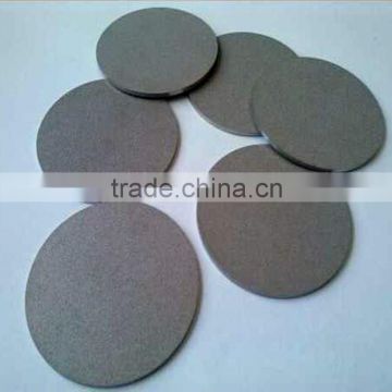 Titanium microporous filter plate can be used as a hydrogen fuel cell