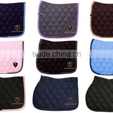 Horse Cotton Saddle Pads / Horse Riding Quilted Saddle Pads / All round Horse Colors Saddle Pads