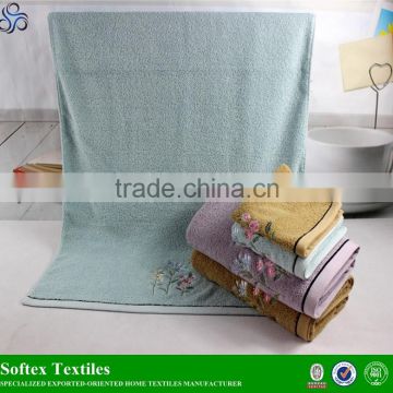 High quality embroidery towels bath set