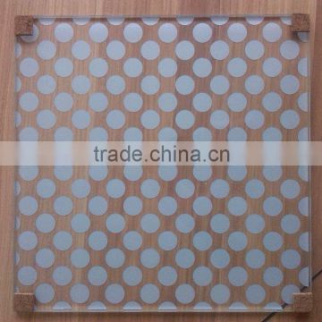 silk screen transfer printing ,ceramic silk printed glass with high quality glass factory qinhuangdao